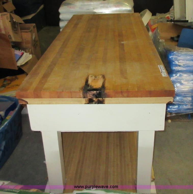 image for item BB9123 Butcher block table