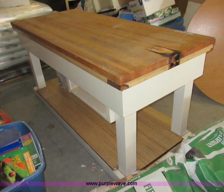 image for item BB9123 Butcher block table