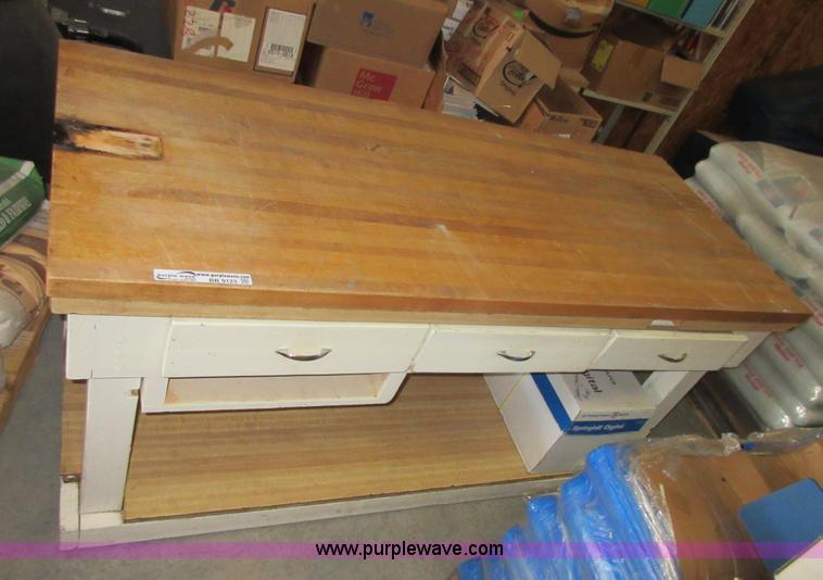 image for item BB9123 Butcher block table