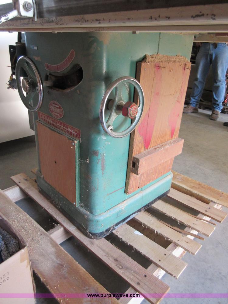 image for item BB9126 Powermatic 65 table saw