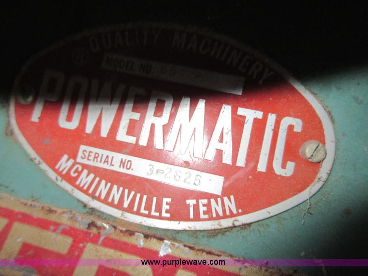 image for item BB9126 Powermatic 65 table saw