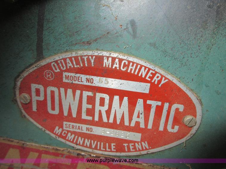 image for item BB9126 Powermatic 65 table saw
