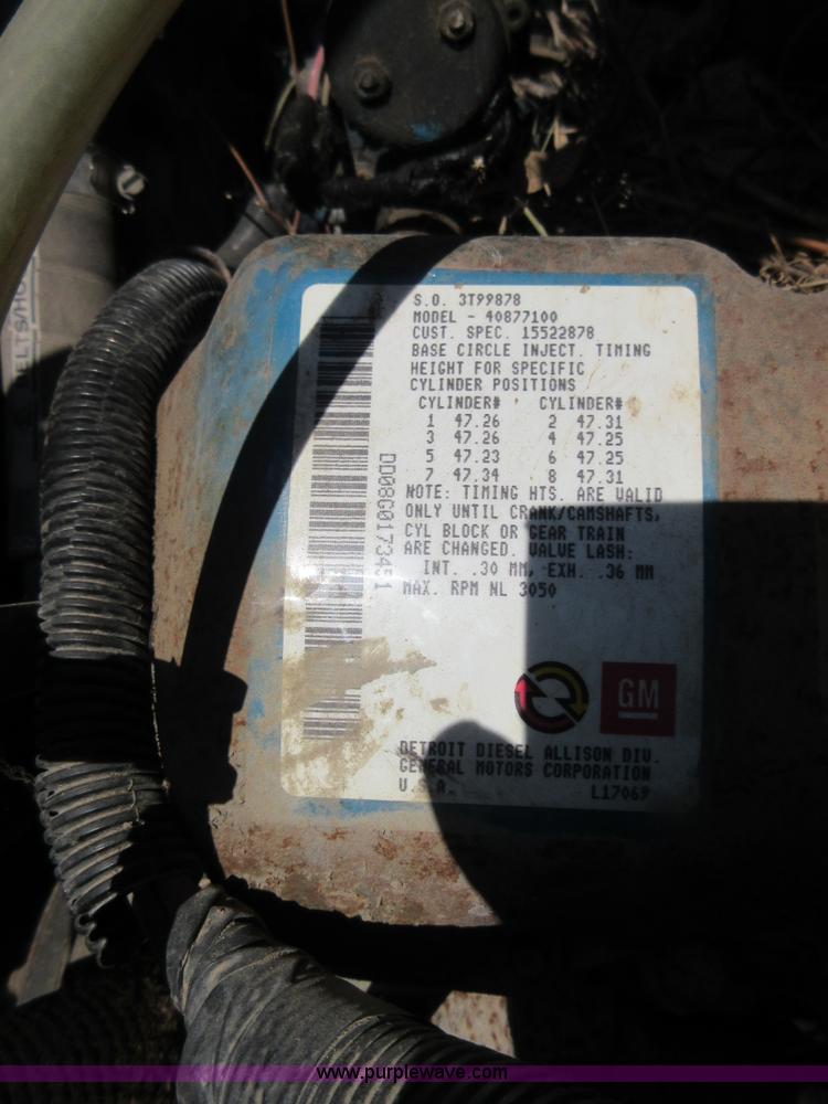 image for item BB9130 1987 Chevrolet school bus