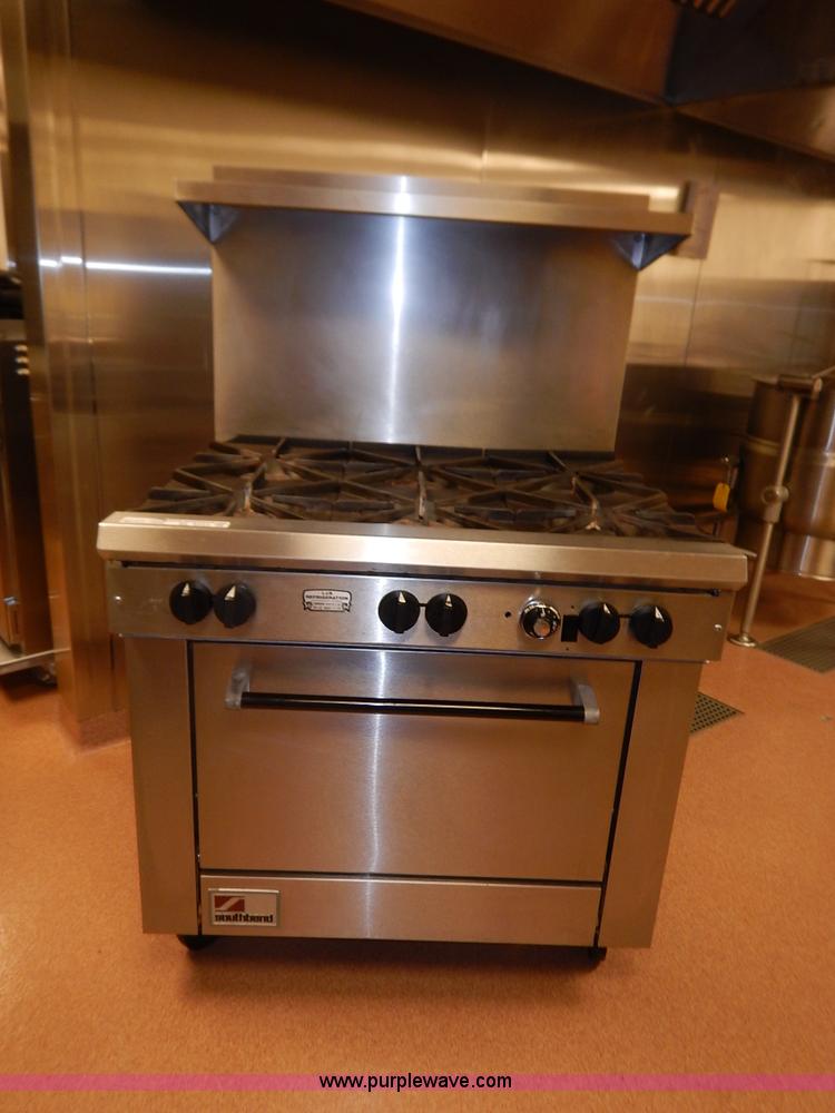 image for item BH9453 Southbend six burner gas oven and stove top