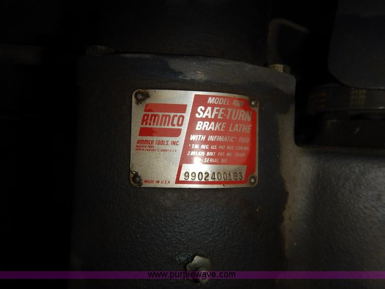 image for item BH9862 Ammco 4000 brake lathe