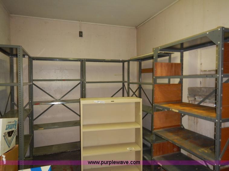 image for item BH9864 (7) assorted metal shelving units
