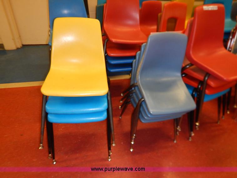 image for item BH9870 Approximately 80 assorted student chairs