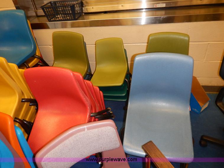 image for item BH9870 Approximately 80 assorted student chairs