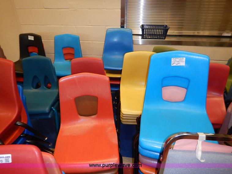 image for item BH9870 Approximately 80 assorted student chairs