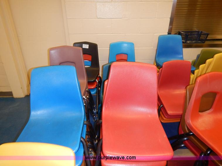 image for item BH9870 Approximately 80 assorted student chairs