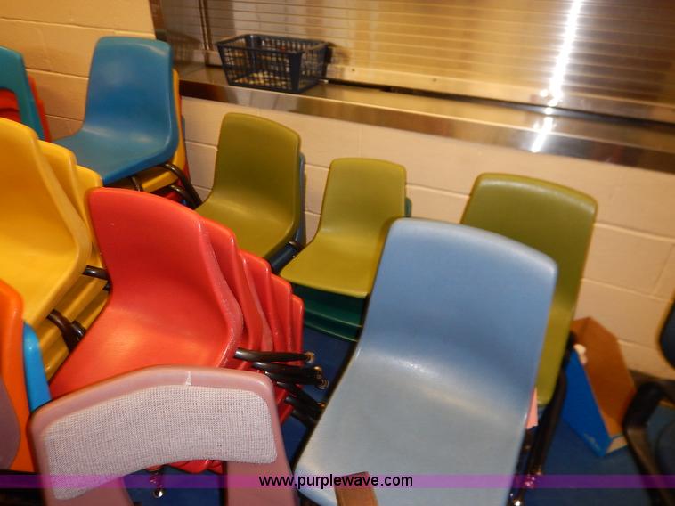 image for item BH9870 Approximately 80 assorted student chairs