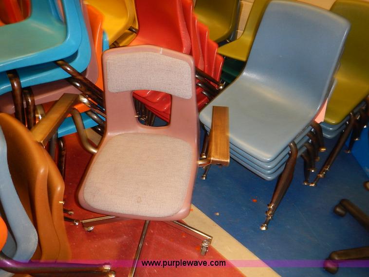 image for item BH9870 Approximately 80 assorted student chairs
