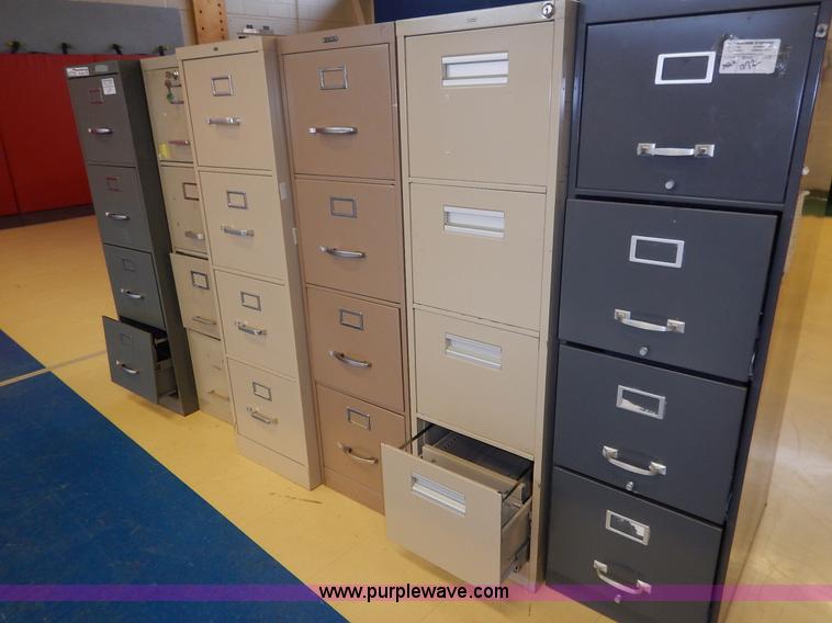 image for item BH9872 (11) assorted filing cabinets