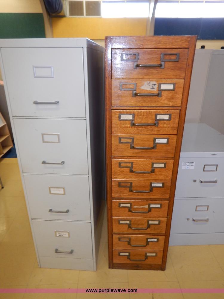 image for item BH9872 (11) assorted filing cabinets