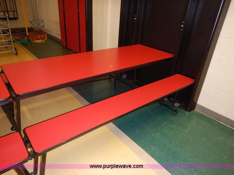 image for item BH9874 (8) fold up lunchroom tables
