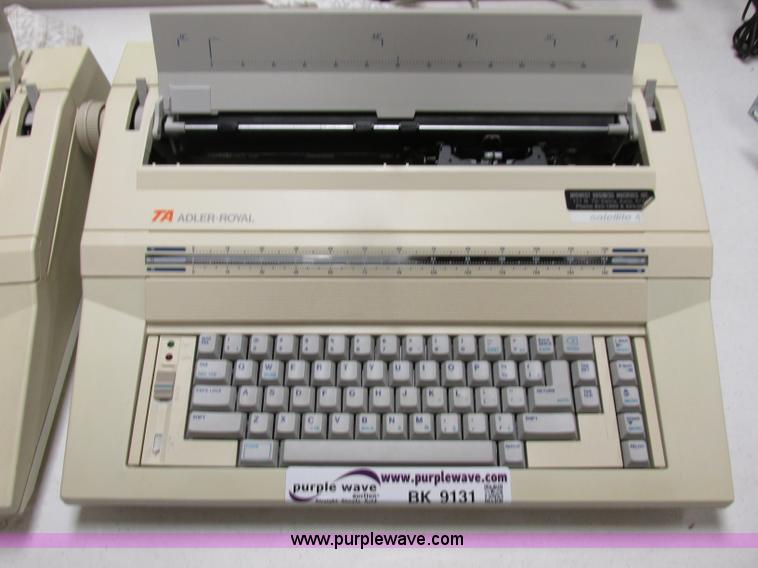 image for item BK9131 (2) Adler-Royard electric typewriters