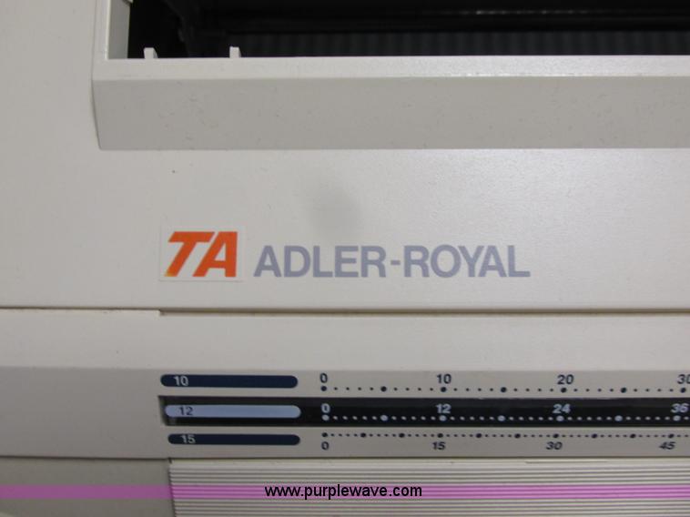 image for item BK9131 (2) Adler-Royard electric typewriters