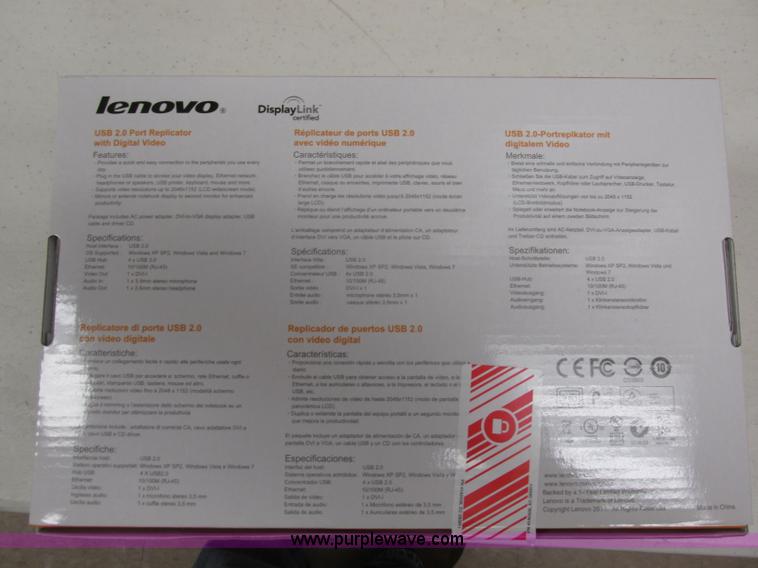image for item BK9139 (30) Lenovo USB 2.0 port replicators
