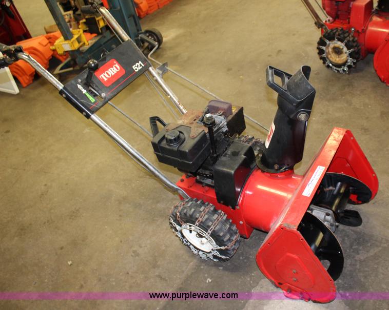 image for item BL9428 Toro 521 self-propelled snow blower