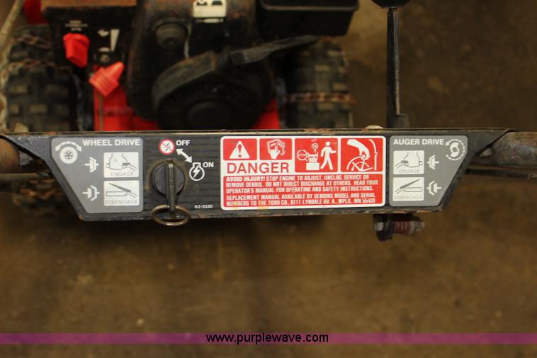 image for item BL9428 Toro 521 self-propelled snow blower