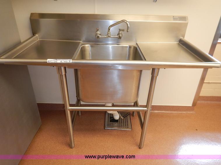 image for item BL9452 (4) assorted stainless steel sinks