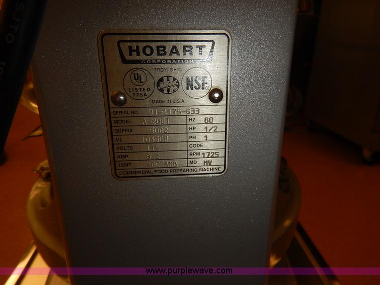 image for item BL9456 Hobart A200T mixer