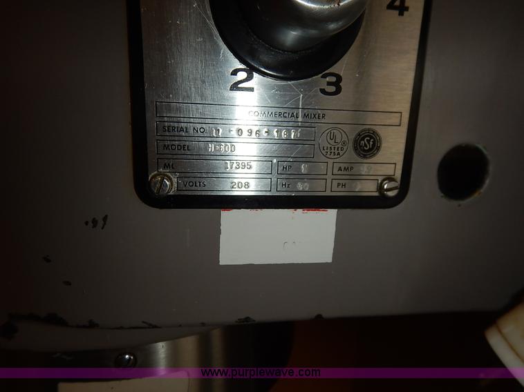 image for item BL9457 Hobart H600 mixer