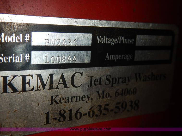 image for item BT9635 Kemac PW2436 jet spray washer