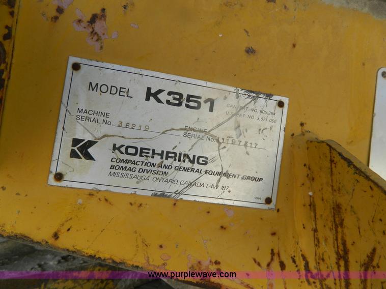 image for item BT9886 1985 Bomag K351 landfill compactor