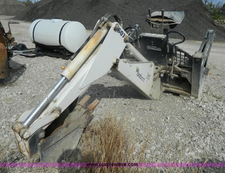 image for item BT9895 Bobcat 607 backhoe skid steer attachment