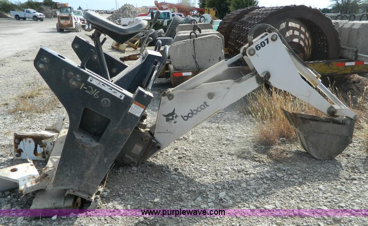 image for item BT9895 Bobcat 607 backhoe skid steer attachment