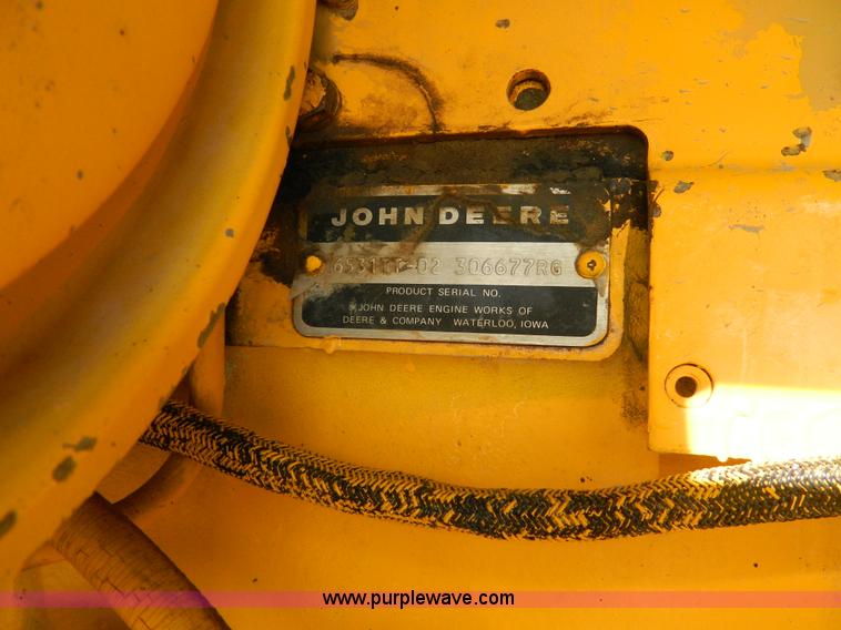 image for item BT9918 1980 John Deere 770A motor grader