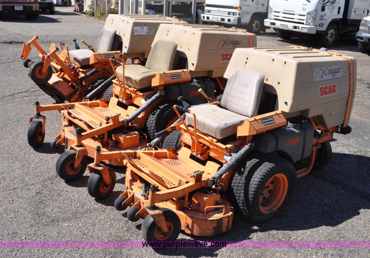 image for item G7013 (3) Scag Cougar ZTR lawn mowers