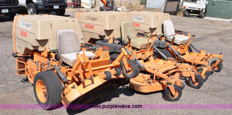 image for item G7013 (3) Scag Cougar ZTR lawn mowers