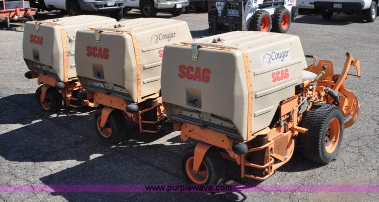 image for item G7013 (3) Scag Cougar ZTR lawn mowers