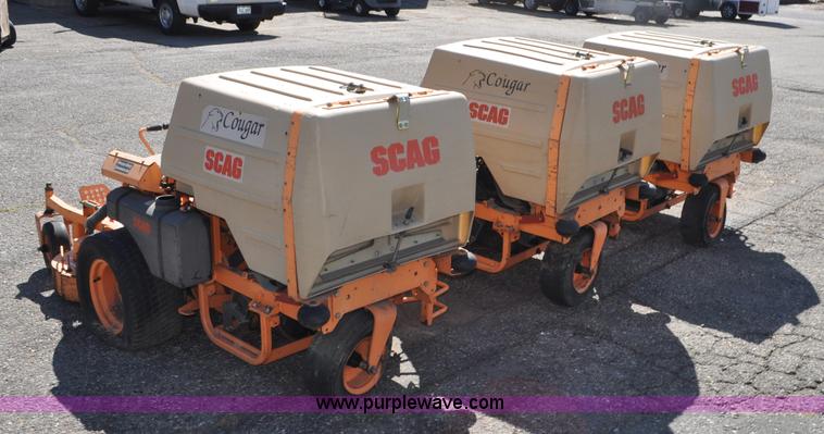 image for item G7013 (3) Scag Cougar ZTR lawn mowers