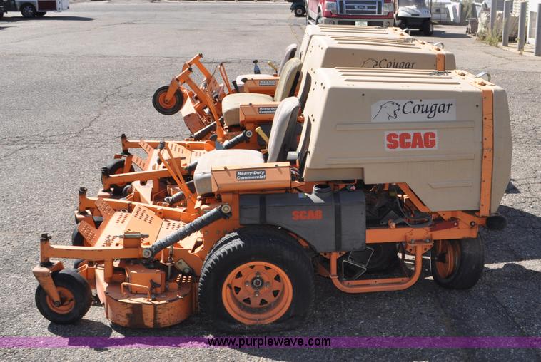 image for item G7013 (3) Scag Cougar ZTR lawn mowers