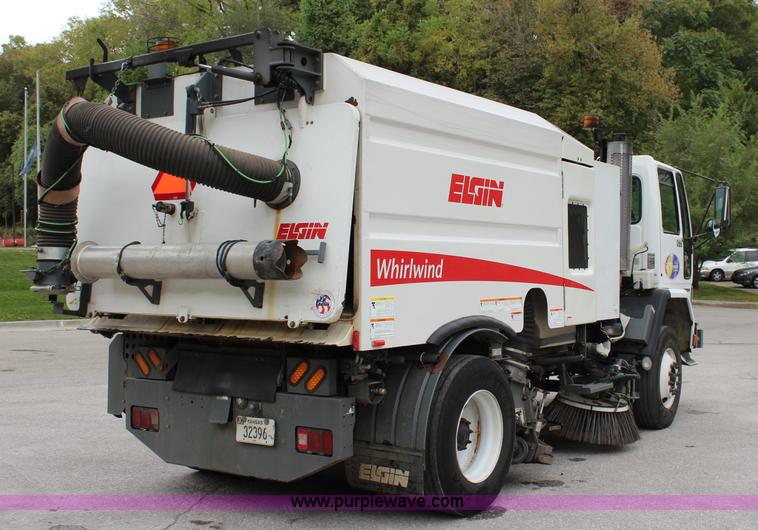 image for item J3711 2006 Sterling truck with Elgin Whirlwind MV vacuum air sweeper