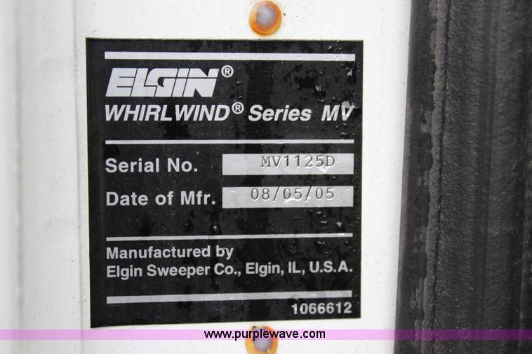 image for item J3711 2006 Sterling truck with Elgin Whirlwind MV vacuum air sweeper