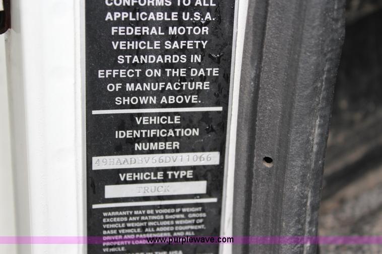 image for item J3711 2006 Sterling truck with Elgin Whirlwind MV vacuum air sweeper