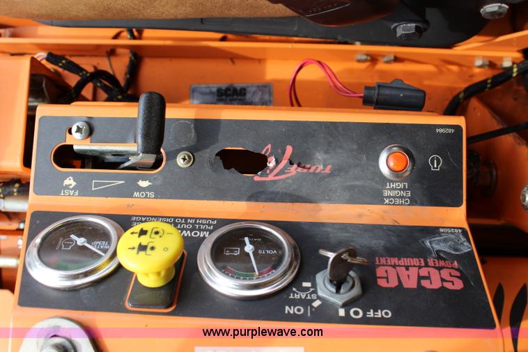 image for item J3719 2010 Scag Turf Tiger ZTR lawn mower