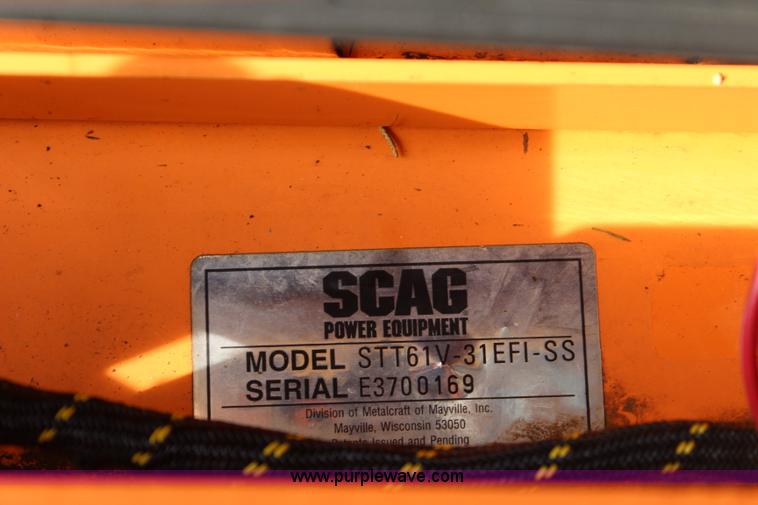 image for item J3719 2010 Scag Turf Tiger ZTR lawn mower