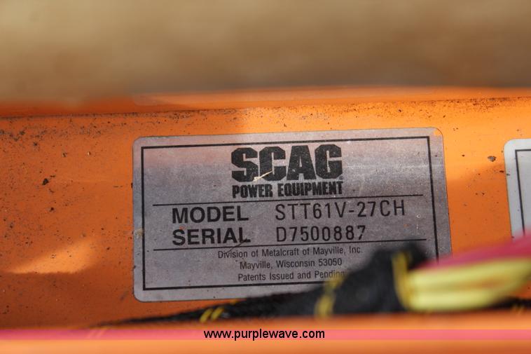 image for item J3720 2008 Scag Turf Tiger ZTR lawn mower