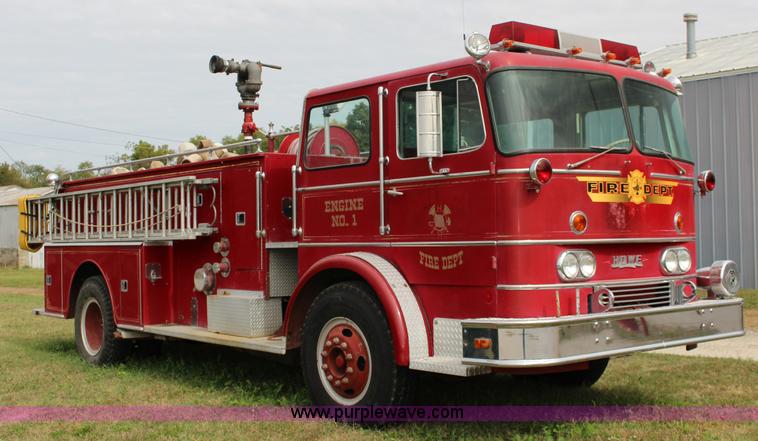 image for item K1196 1970 Howe fire truck