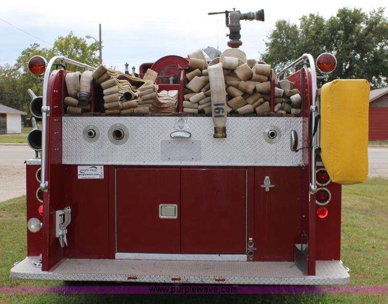 image for item K1196 1970 Howe fire truck