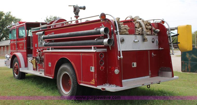 image for item K1196 1970 Howe fire truck
