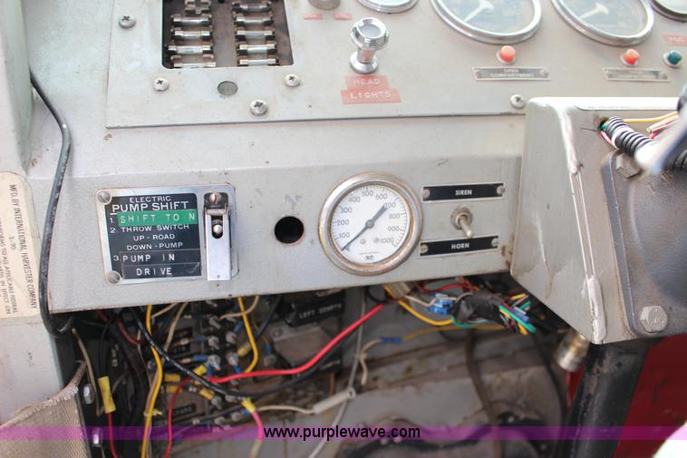 image for item K1196 1970 Howe fire truck