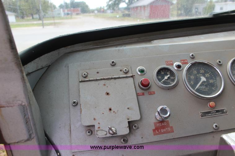 image for item K1196 1970 Howe fire truck