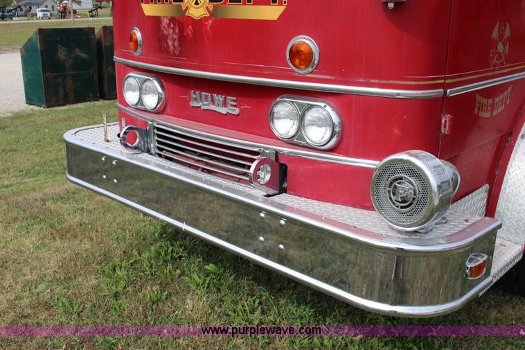 image for item K1196 1970 Howe fire truck