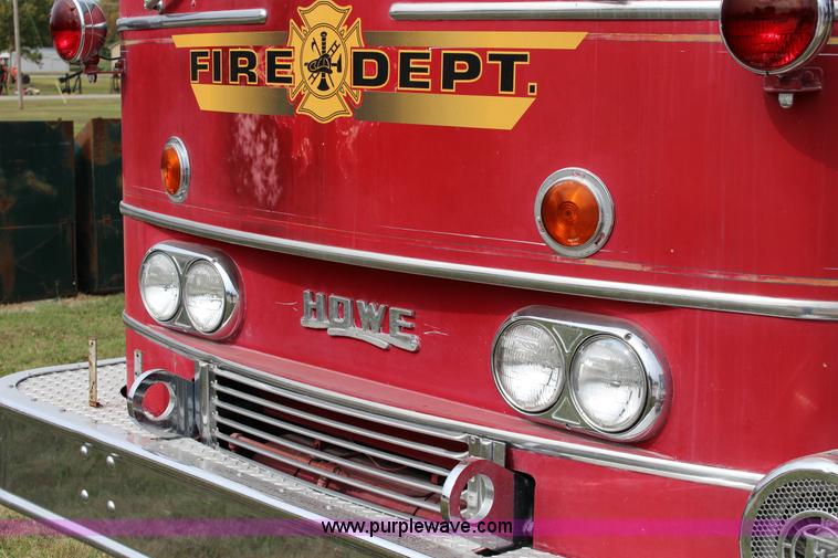 image for item K1196 1970 Howe fire truck